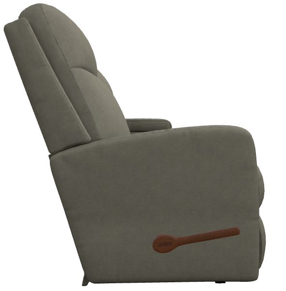 La-Z-Boy® Finley Pewter Manual Wall Reclining Loveseat with Console-3