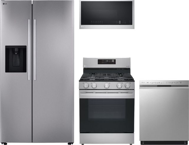 LG 4 Piece PrintProof™ Stainless Steel Kitchen Package-0
