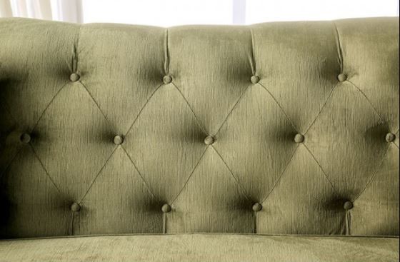 Furniture of America® Kaye Olive Green Sofa-3
