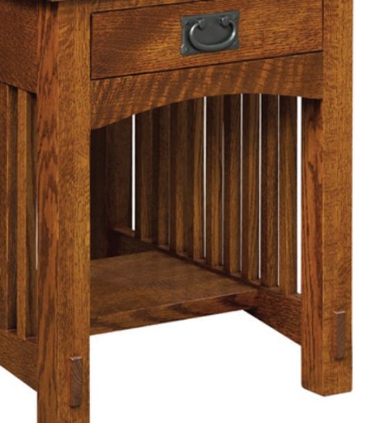 Fusion Designs Customizable Bungalow Mission End Table-1