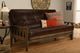 Kodiak Furniture Tucson Oregon Trail Java/Rustic Walnut Full Futon with Mattress-1
