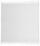 A & B Home White Decorative Throw Blanket-1