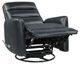 New Classic® Home Furnishings Takami Black Manual Swivel Recliner-3