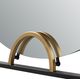 Uttermost® Hinson Black/Gold Square Mirror-5