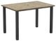 Homecrest™ Outdoor Living Customizable Slate Aluminum/Stone 42" x 62" Rectangular Bar Table with Post Base and Umbrella Hole-0