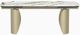 ACME Furniture Cora White Dining Table with Golden Champagne Base-3