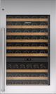 Sub-Zero® 30" Integrated Stainless Steel Tall Wine Storage Door Panel with Pro Handle and Lock-0