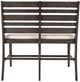 Jofran Inc. Lincoln Square Espresso/Light Cream Counter Bench-3