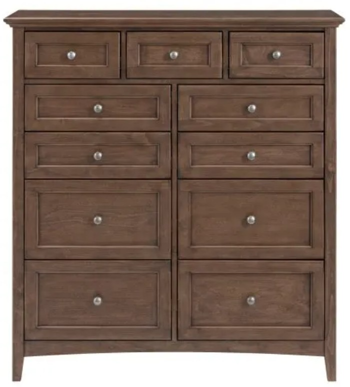 Whittier Wood® Furniture McKenzie Java Queen Classic Storage Panel