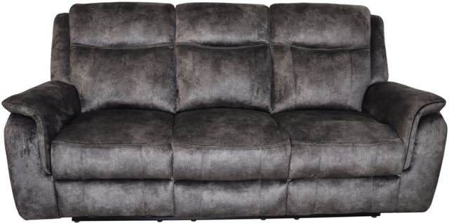 New Classic® Home Furnishings Park City Slate Dual Manual Reclining Sofa-2
