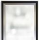Stylecraft Black/Silver Beveled Framed Wall Mirror-1