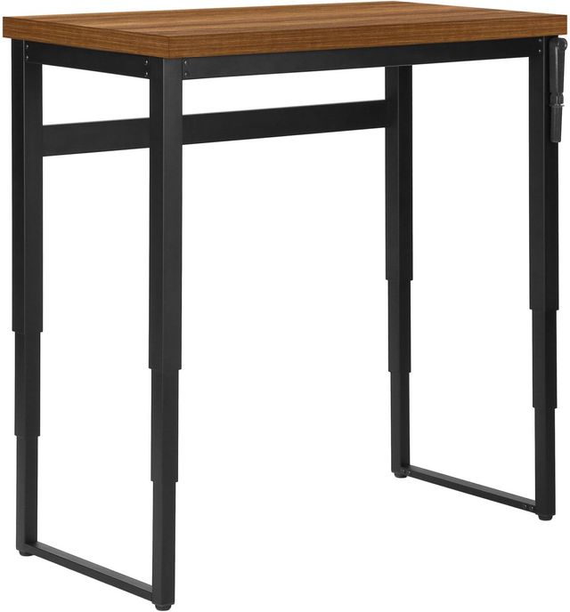 Bureau avec ajustement en hauteur de Monarch Specialties - Noir/Noyer-3