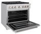 ZLINE 36" Stainless Steel Pro Style Gas Range-4
