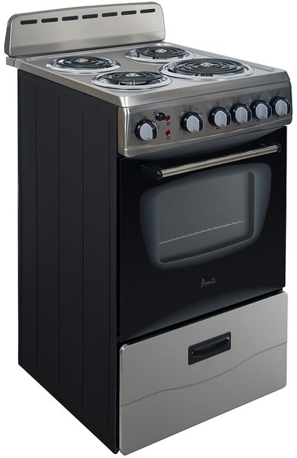Avanti® 20" Stainless Steel Freestanding Electric Range-2