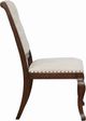 Coaster® Brockway 2-Piece Cream/Antique Java Dining Chairs-3