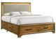Elements International Harmony Walnut King Storage Panel Bed-0