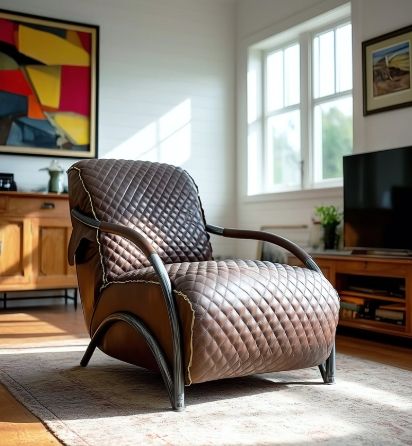 YHD DaVita Brown Chair-1