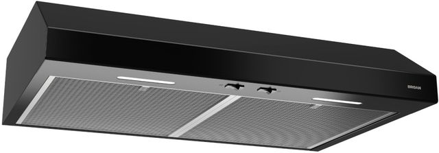 Broan® Glacier BCSEK1 Series 24" Black Under Cabinet Range Hood-2