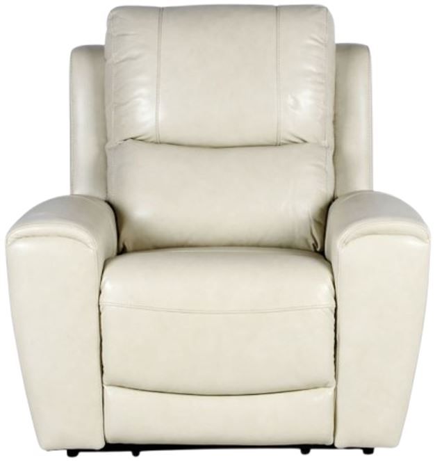 Steve Silver Co. Laurel Ivory Leather Dual Power Recliner-2
