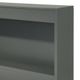 Elements International Sami Gray Twin Corner Bed-4