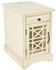 Jofran Inc. Craftsman Antique Cream Power Chairside Table-0