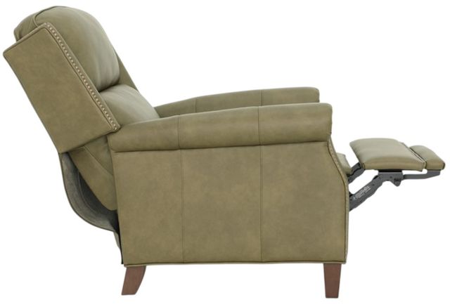 BarcaLounger® Shasta Oasis Olive Leather Manual Recliner-1