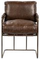 Classic Home Strapling Bronze/Cocoa Brown Dining Chair-2