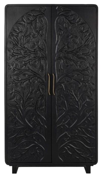 Classic Home Albero Black Tall Cabinet-2
