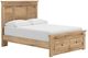 Signature Design by Ashley® Makidern Tan 61" Full Panel Storage Bed-0