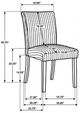 Coaster® Dermott 2-Piece Black Upholstered Dining Side Chair Set-2