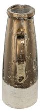 A & B Home Candia Bronze/White 15" Terracotta Pitcher-3