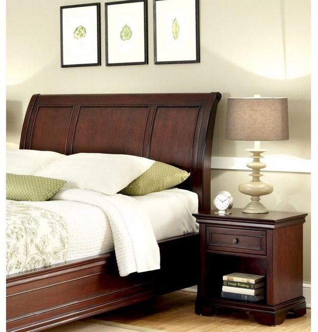 homestyles® Lafayette Brown King Headboard and Nightstand-0