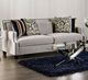 Furniture of America® Montecelio 2-Piece Light Gray/Navy Living Room Sitting Set-1