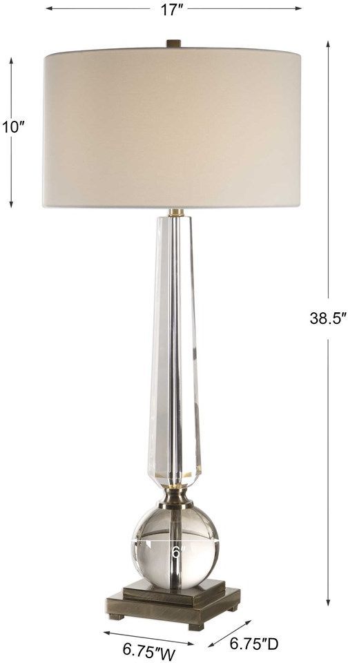 Uttermost® Crista Crystal Table Lamp-2