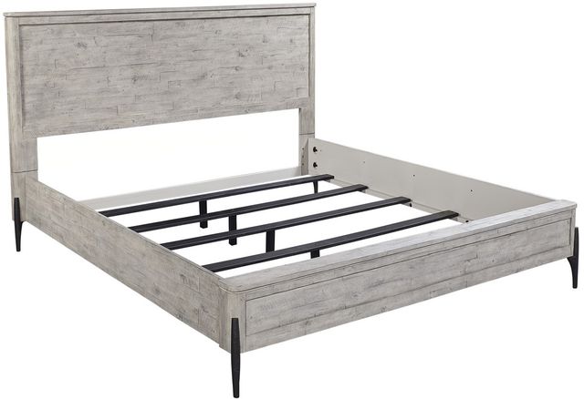 aspenhome® Zane Parchment King Panel Bed-1