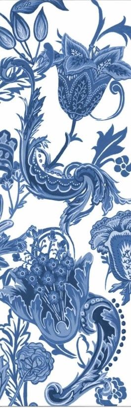 Classy Art Indigo Chintz VI by Melissa Wang Mirror Framed Wall Art-1