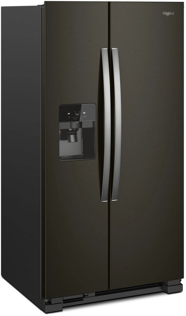 Whirlpool® 36 in. 24.6 Cu. Ft. Fingerprint Resistant Black Stainless Side-by-Side Refrigerator-2