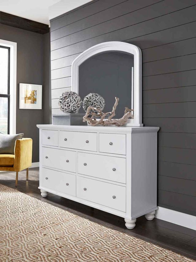 Aspenhome® Cambridge White Double Dresser Mirror-2
