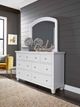 Aspenhome® Cambridge White Double Dresser Mirror-2