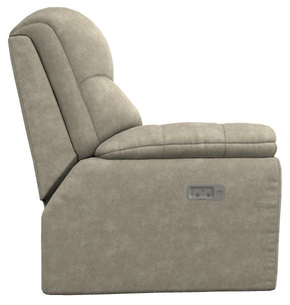 La-Z-Boy® Morrison Stucco Power Reclining Loveseat with Headrest and Lumbar-2