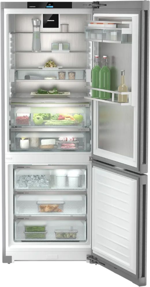 Liebherr 30" 16.8 Cu Ft. SmartSteel Counter Depth Bottom Mount Refrigerator-2