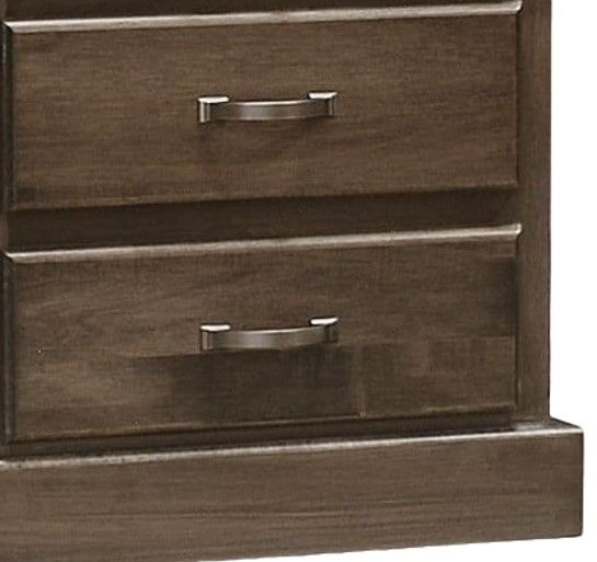 Wolfcraft Furniture Vesper Brown Short Nightstand-1