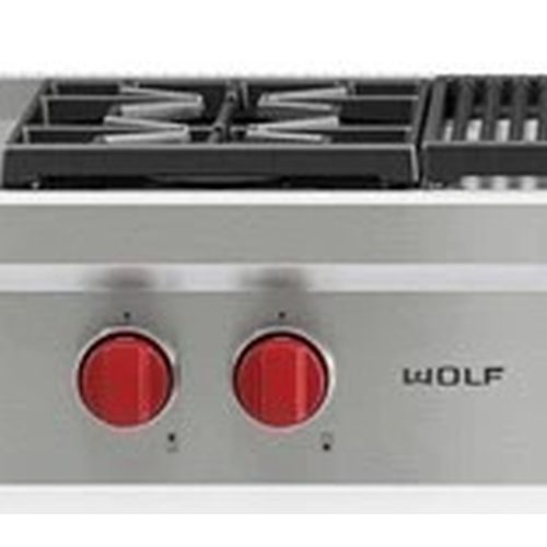 Wolf® 36" Liquid Propane Stainless Steel Rangetop-1