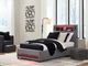Signature Design by Ashley® Verishaw Gray Twin Upholstered Panel Bed-4