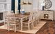 A-America® Beacon Peppercorn Dinette Table with Smokey White Base-1