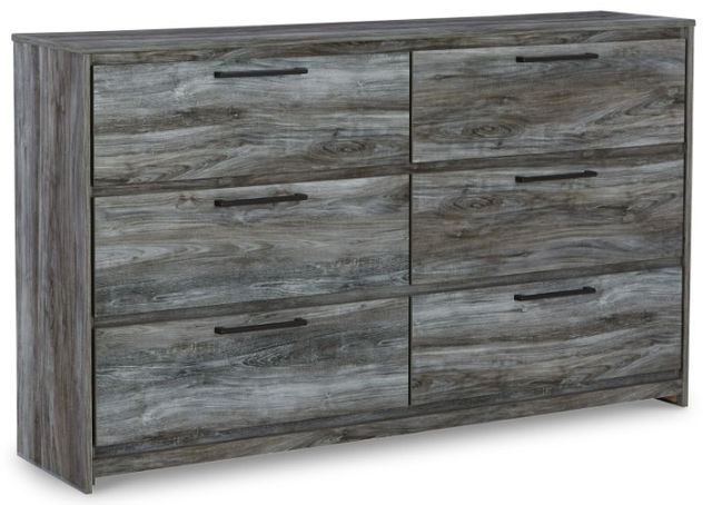 Signature Design by Ashley® Baystorm 2-Piece Gray King Panel Bed Set-2