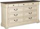 Signature Design by Ashley® Bolanburg 6-Piece Antique White King Panel Bed Set-2