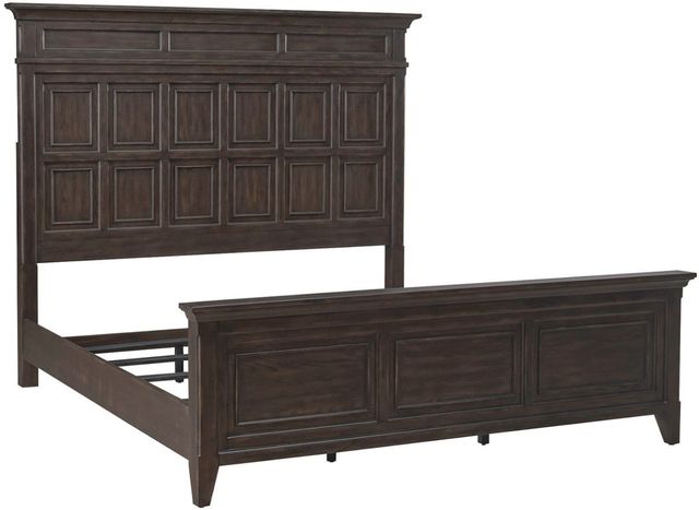 Liberty Furniture Paradise Valley 4-Piece Saddle Brown King Panel Bedroom Set-2