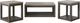 Liberty Furniture Piedmont 3-Piece Ash/Charcoal Occasional Table Set-0