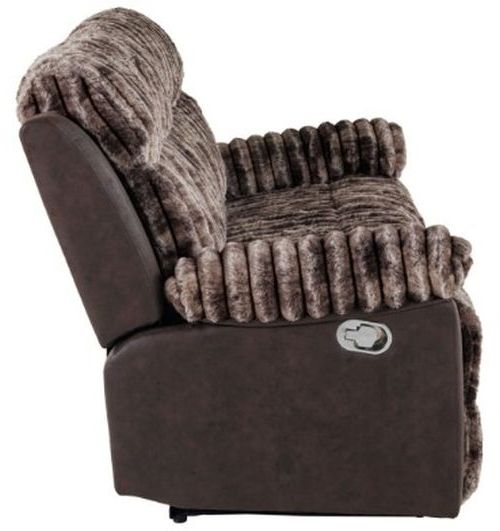 Global Furniture USA U6028 Brown Manual Reclining Sofa-4